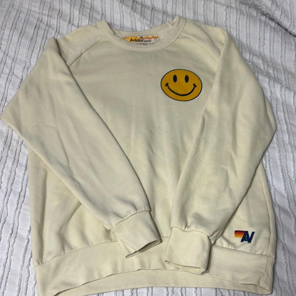 Aviator Nation Smiley Sweatshirt